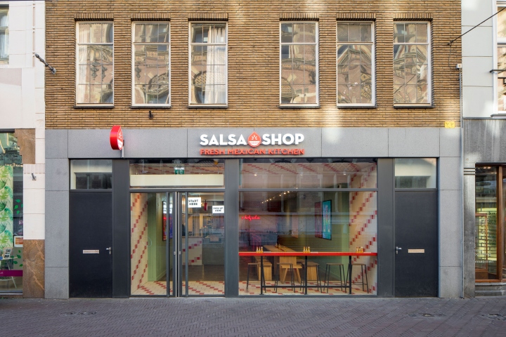 莎莎店快食餐廳裝修效果圖